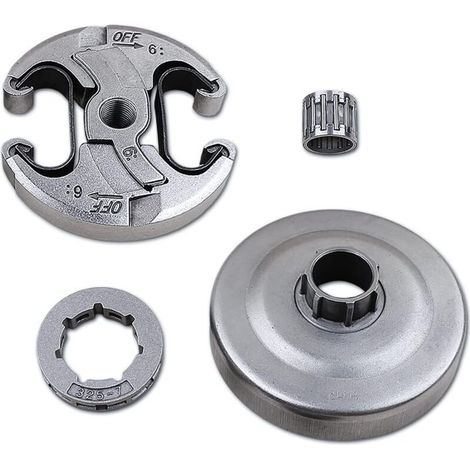 Kit de remplacement embrayage pour tronçonneuses Husqvarna 340 345 346XP 350 351 353 445 450 – Roulement à aiguilles – Installation complexe (1/4)