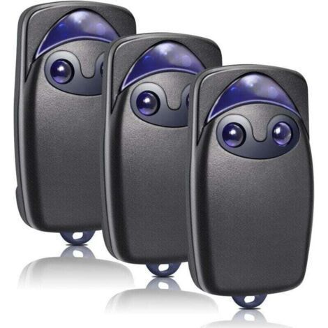 Telecommande Portail pour Flor-s, XU, 3PCS 433,92 MHz Telecommande Porte de Garage Compatible avec Flo2R-S, 2 Canaux - (1/4)