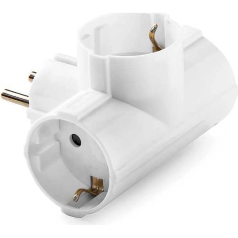 Steckdose famatel blister 2p+t 16A 250V weiß kompakt
