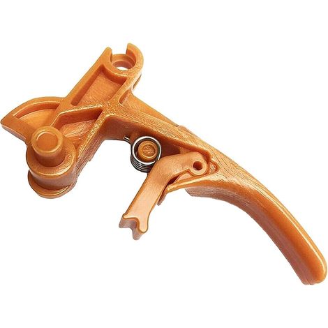 Gâchette d'accélérateur 4140 180 1500 pour débroussailleuses Stihl FS38 FS45 FS46 FS55 FS55C FS55R HL45 FC55 KM55 KM55C KM55R, remplace la référence 4140 182 1000 (1/4)
