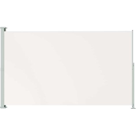 Toldo lateral retráctil de jardín crema 180x300 cm vidaXL