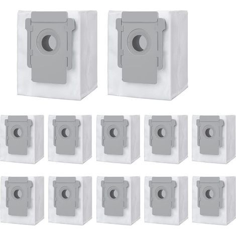 Lot de 12 sacs de rechange pour aspirateur iRobot Roomba i7 i7+ / i7 Plus E5 E6 E7 S9 S9+, kit d'accessoires pour iRobot Roomba i7 (1/5)