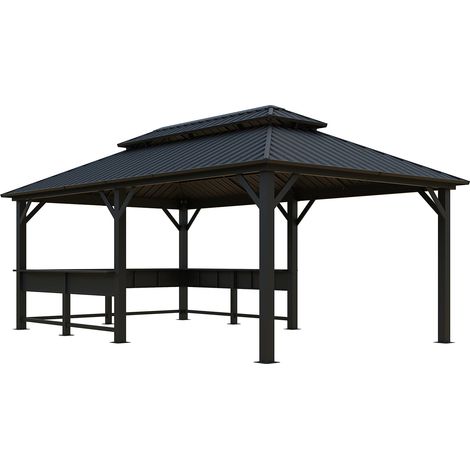 Sojag Aluminium Pavillon Bondi 12x20 schwarz
