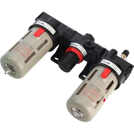 Adaptateur de réduction de pression pour pompes à air - Source d'air - Séparateur d'huile pneumatique - Filtre - Adaptateur de régulation de pression (1/5)
