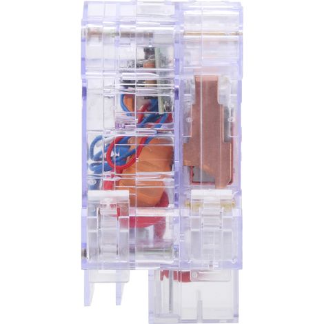 Miniatur-Leistungsschalter mit transparentem Fehlerstromschutzschalter DZ47LE‑63 C63 1P+N 663A 230V400V (1/5)