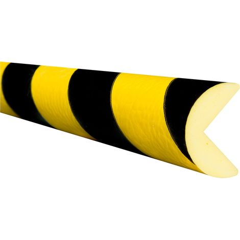 Moravia Prallschutz MORION Kreis Kantenschutz 40 x 40 mm Länge 5000 mm gelb/schwarze (1/5)