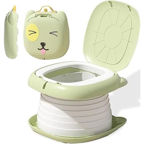Inodoro infantil plegable - Orinal portátil de viaje con superficie antideslizante - WC (1/5)