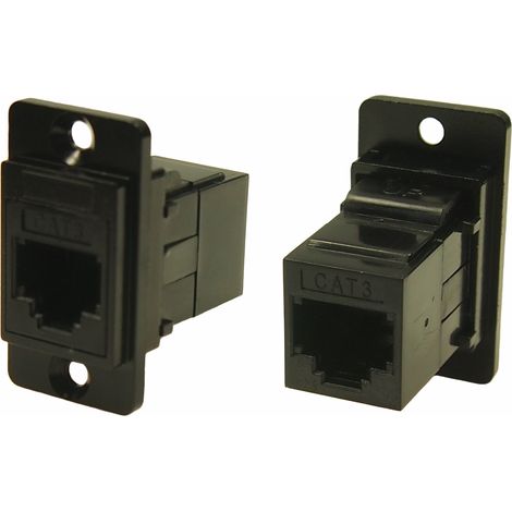 Connecteur cat 3 RS PRO Prise femelle Montage panneau, ports ( Prix pour 1 )