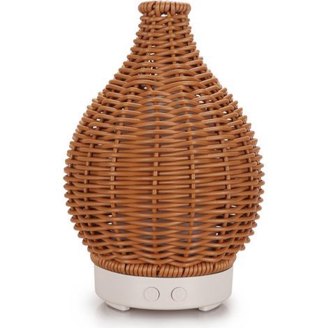 Difusor de aceites esenciales Aroma Folk Eco - aromaterapia ultrasónica y humidificación del aire - profesional, para el hogar y la oficina - 130 ml (1/4)