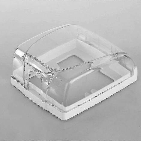 Boîtier de protection pour interrupteur domestique - Couvercle à charnière en plastique étanche (1/5)