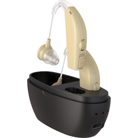 In-Ear-Hörverstärker mit Ladeetui für Senioren (1/5)