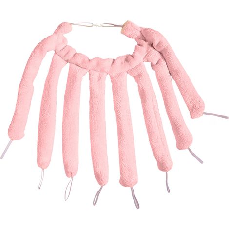 Bandeau à bigoudis sans chaleur, bigoudis à faire soi-même, bigoudis pour cheveux de nuit, bigoudis ondulés en velours corail, coiffure (1/5)