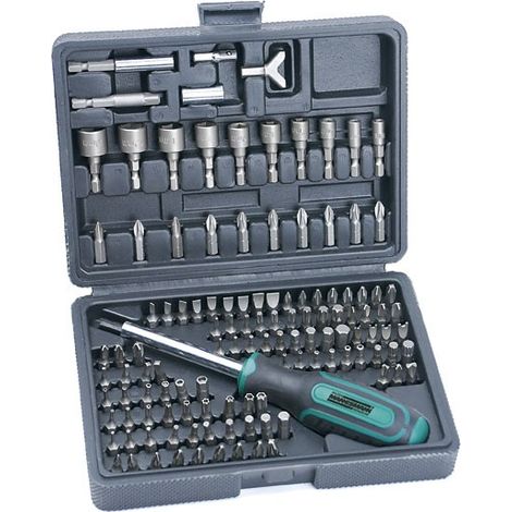 juego de puntas y llaves vaso de 122 pzas. mannesmann m29896