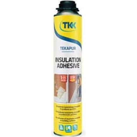 Adesivo poliuretanico tekapur insulation adhesive - ml.800 applicazione con pistola - arancio