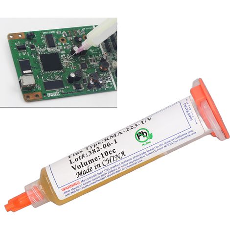 10 tubes de pâte à souder sans nettoyage XeredEx 223 (10 cc) pour réparation BGA de téléphones portables et d'ordinateurs (1/5)