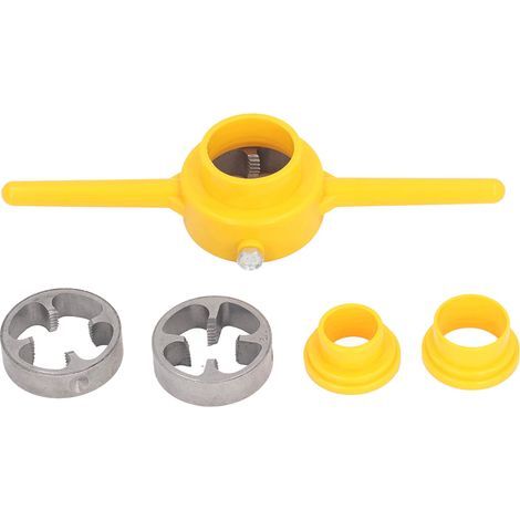 Jeu de filetage de tuyaux en PVC, 6 pièces, 1/2 3/4 1 po NPT, Kit d'outils de plomberie pour Tube PPR domestique (1/5)