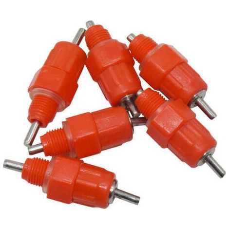Lot de 6 tournevis à poulet élégants pour abreuvoirs à poulet (1/5)