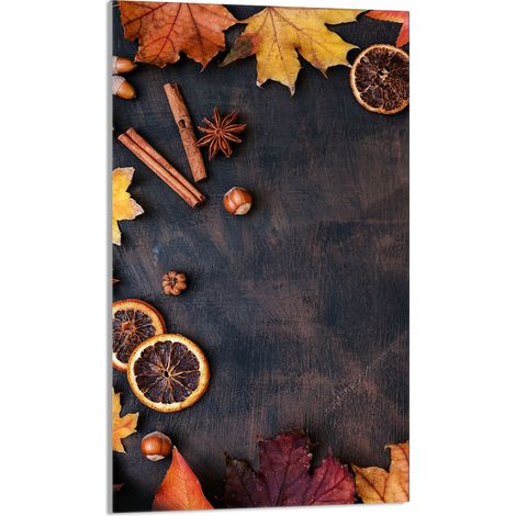 Planche à découper en verre 30x52 Feuilles (1/5)
