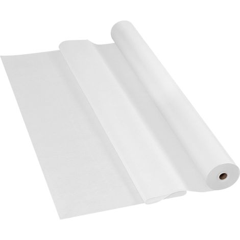 WOLTU Mantel en Rollo, Mantel de Tela No Tejida, 1,18x25m Blanco (1/5)
