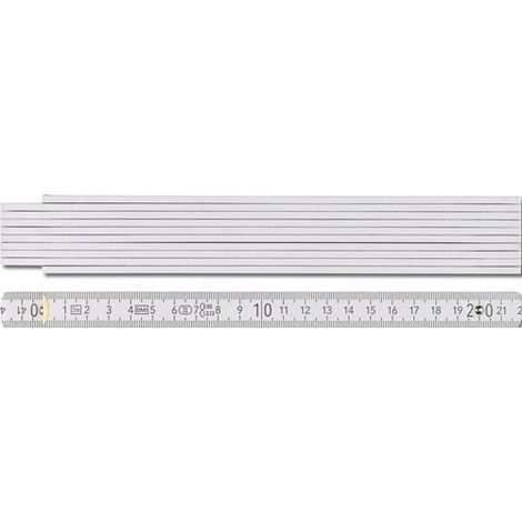 BMI  Gliedermaßstab  9072  L.2m  B.16mm  mm/cm  EG  III  Buche  weiß  -  976907200 (1/4)