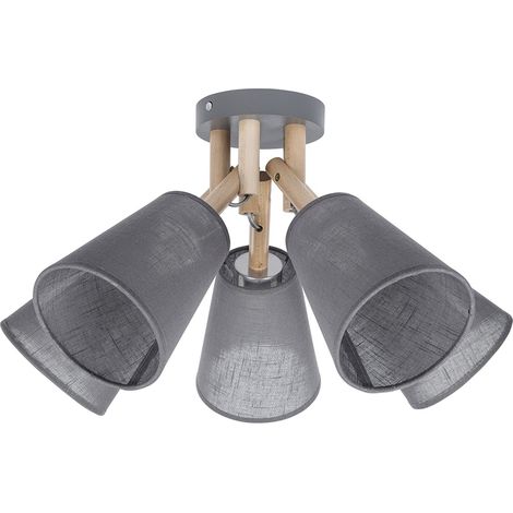 Licht-Erlebnisse Deckenlampe VAIO Grau 5-flmg (1/3)