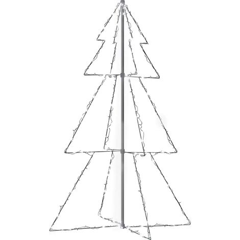 Arbre de Noël，Sapin de Noël cône 200 LED d'intérieur/d'extérieur 98x150 cm CFW23411 (1/5)