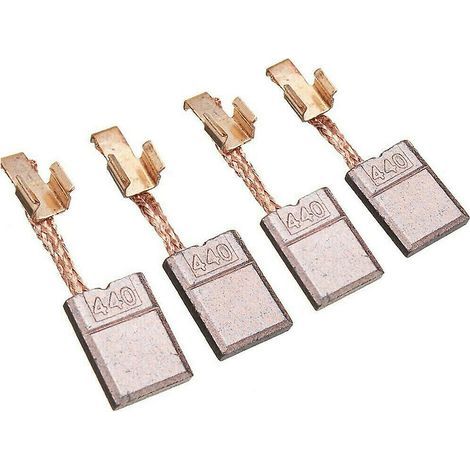 HONORNIC - 4 balais de charbon pour marteau électrique sans fil DTD146, DHP456, DHP458, BHP456, BDF446, BHP454 et CB440.