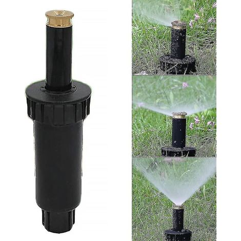 Arroseurs à jet réglable, buse d'arrosage escamotable et rétractable automatique, système d'arrosage pour pelouse et jardin, Shibaod à 360 degrés (1/3)