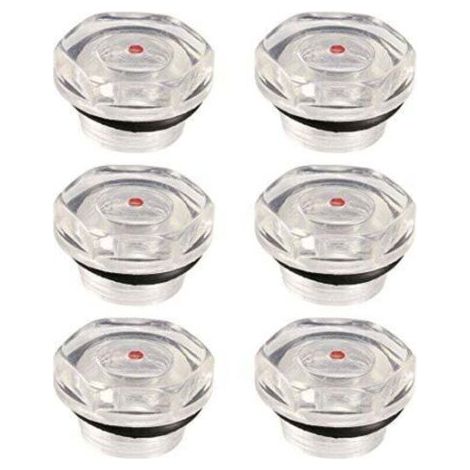 Jauge Niveau d'Huile Compresseur Air Bouchon Indicateur Plastique Filetage 20mm Lot 6 Pièces (1/3)