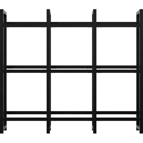 Scaffale industriale 116x135 cm organizzazione ed esposizione metallo nero 100008358