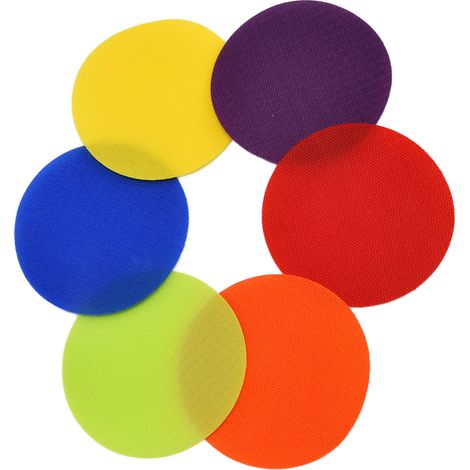 Marqueurs de tapis pour enfants, jeu d'intérieur, activité, marqueurs de tapis colorés pour la classe, maternelle, ronds (1/5)