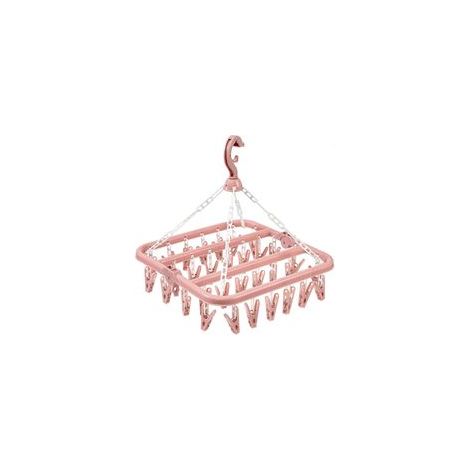 Support pliable avec 32 ressorts roses, coupe-vent, idéal pour chaussettes/sous-vêtements (1/5)