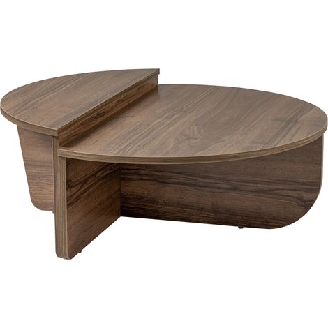 Couchtisch "Orion" aus Holz – 90 x 60 x 30 cm – Walnuss