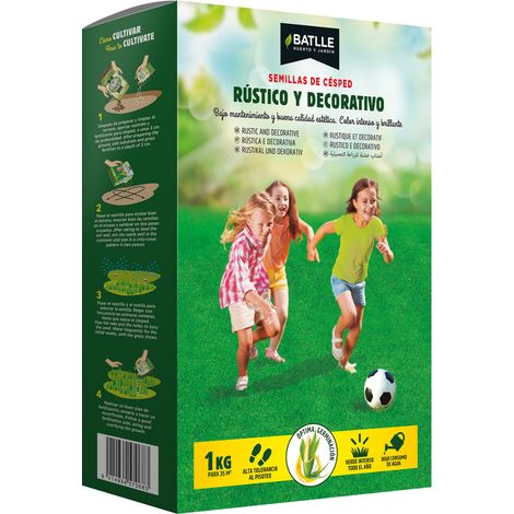 Semilla cesped batlle rustic decorativo 051309 1 kg (1/5)