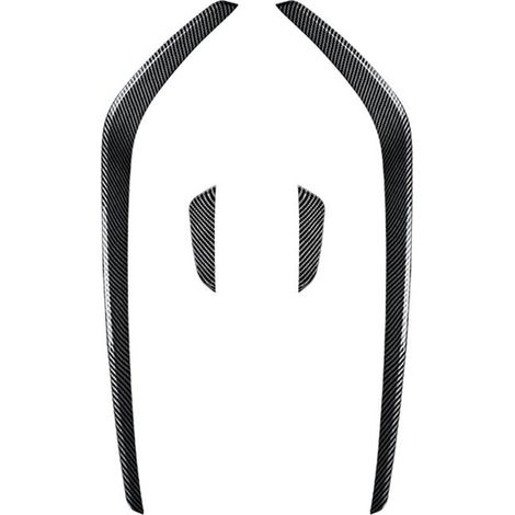 Frontstoßstangenspoiler und Seitensplitterverkleidung aus Kohlefaser für 7.5 Modelle 2017-2019.