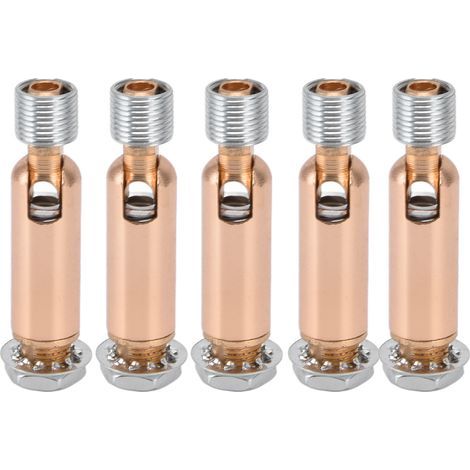 Adaptateur Plafond Incliné 5Pcs M10 pour Lampe Suspension Chandelier Joint Guidon Externe Doré (1/5)