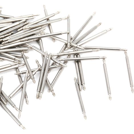 2000 Pièces Tiges de Printemps pour Bracelet de Montre, Outil de Réparation de Bande, Acier Inoxydable 1.5mm Épaisseur 19mm