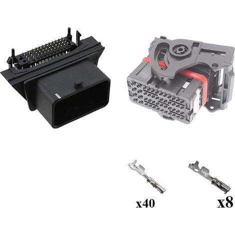 Kit connettore serie CMC maschio femmina 48 vie da circuito stampato 90°