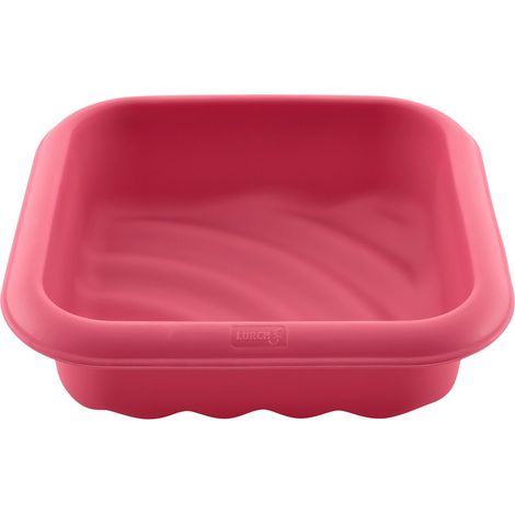 Stampo quadrato in silicone Lurch FlexiForm, 17 x 17 cm, rosa (1/4)