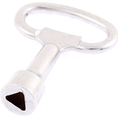 Clé Triangle Poubelle Clé à douille triangulaire pour serrure à panneau triangulaire de 7 mm (1/2)