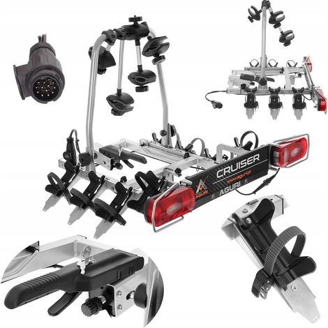 Aguri Cruiser Silver 4 piattaforma di aggancio per 4 biciclette (1/5)