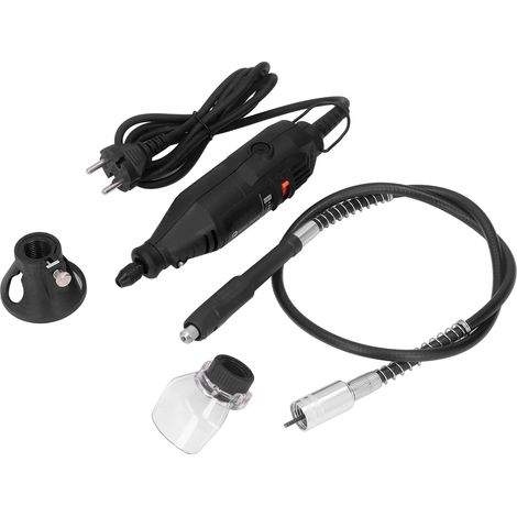 Lot de 140 pièces Mini Meuleuse Électrique Rotative 5 Vitesses Variables, Kit de Ponçage et Polissage, Prise UE 220V (1/5)
