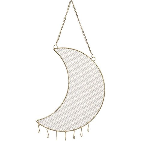 Iron Wall-Mounted Hanging Jewelry Organizer for Necklaces and Bracelets (1/5)