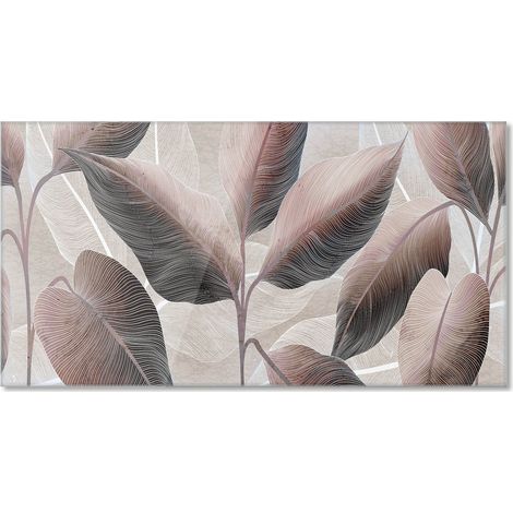 Lupia Quadro Moderno Stampa su Vetro Temperato PASTEL MIX FLOWERS 73x139 cm, Alta Definizione e Lucentezza di Colori, Design Elegante per Soggiorno, Camera, Ufficio, Facile da Appendere (1/4)
