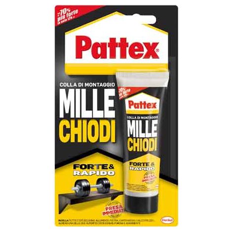 COLLA DI MONTAGGIO 'MILLECHIODI' 100 gr - in blister - PATTEX