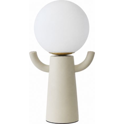 Lampe en céramique blanc cassé - Paul (1/5)