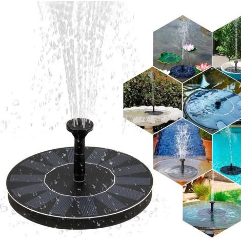E-SENIOR-1.4 W Pompe à Eau Solaire pour Pompe De Fontaine Flottante pour Bassin De Jardin Ou Aquarium-Ywey (1/5)