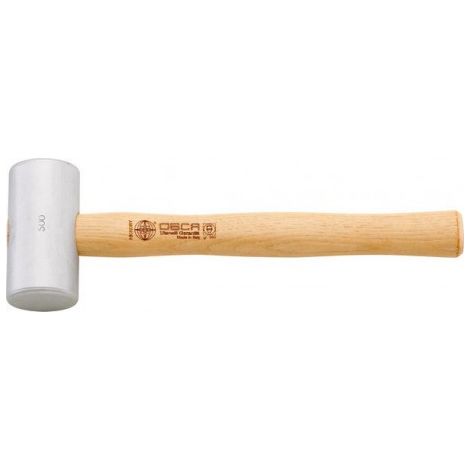 Marteau cylindrique en aluminium 750g manche en hickory (1/2)