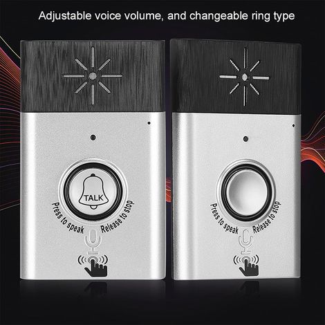 Sonnettes interphones pour la maison et la salle de classe, sonnette interphone intelligente bidirectionnelle pour la maison, système de contrôle d'accès et sécurité domestique-AquaForge