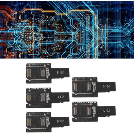 Das Rockchip RK3399 Entwicklungsboard wird mit einer speziellen EMMC-Adapterkarte geliefert, mit der Rockchip 4 EMMC-Karten in uSD-Karten umgewandelt werden können. (1/5)